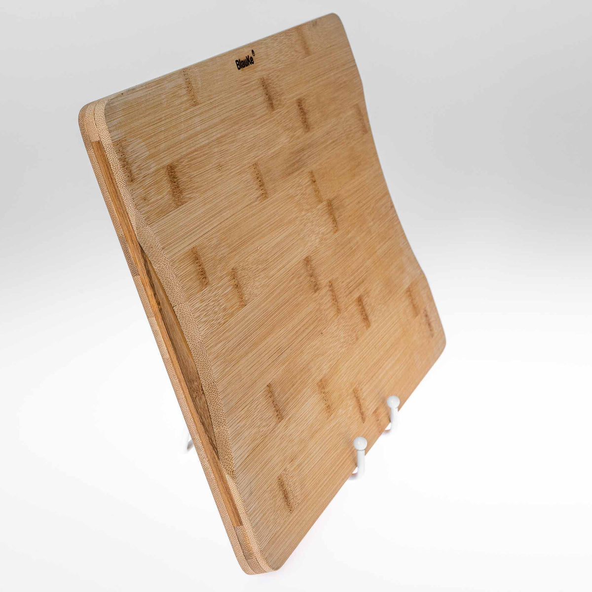 Wood Cutting Board for Kitchen 15x10 inch – Wooden Serving Tray – Large Bamboo Chopping Board with Juice Groove and Hand