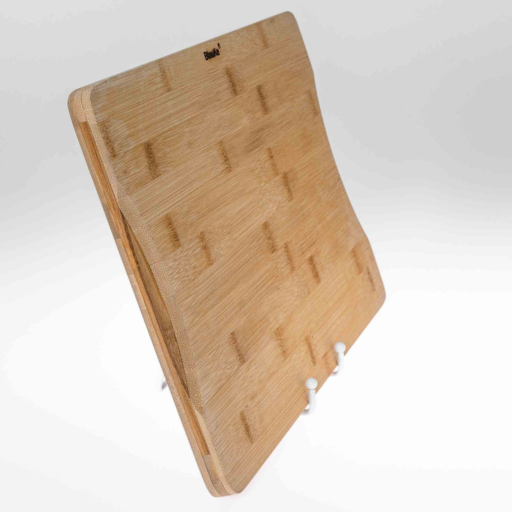 Wooden Cutting Boards for Kitchen with Juice Groove and Handles – Bamboo Chopping Boards Set of 3 – Wood Serving Trays