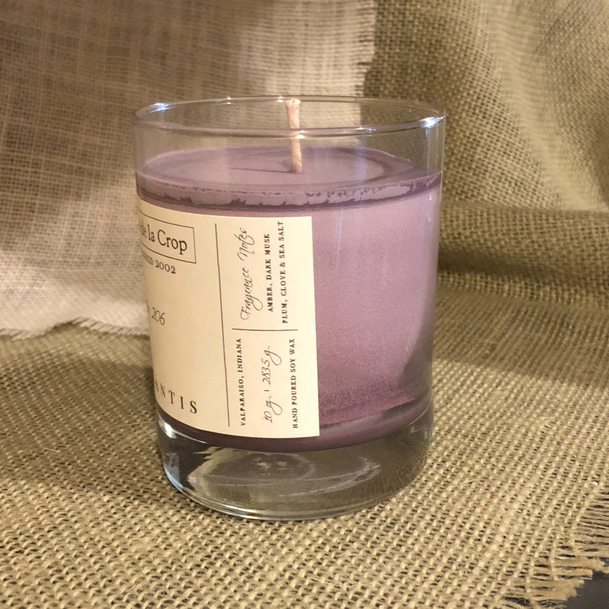 Soy Candle – Atlantis (Sea Salt & Dark Musk)