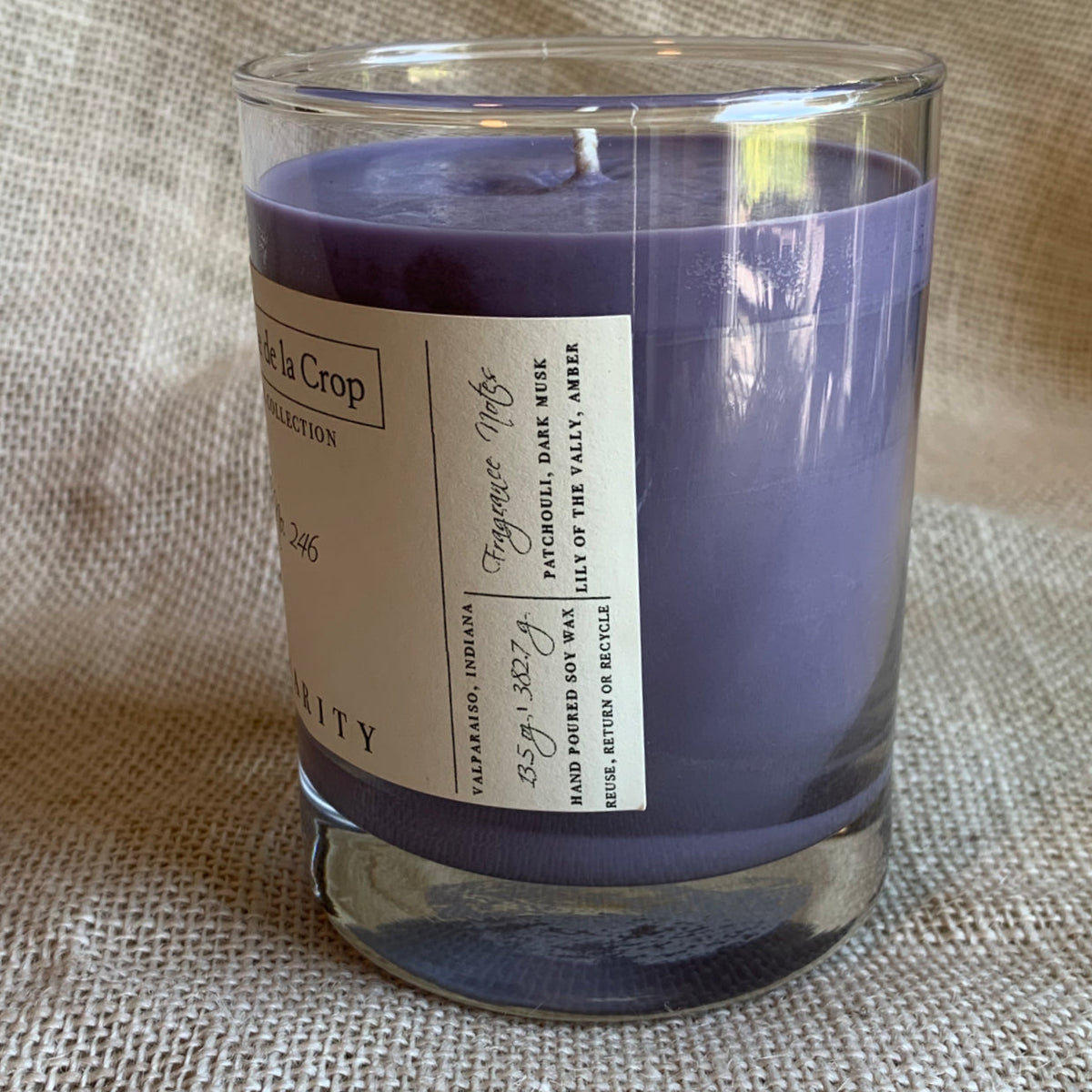 Soy Candle – Charity (Nag Champa)
