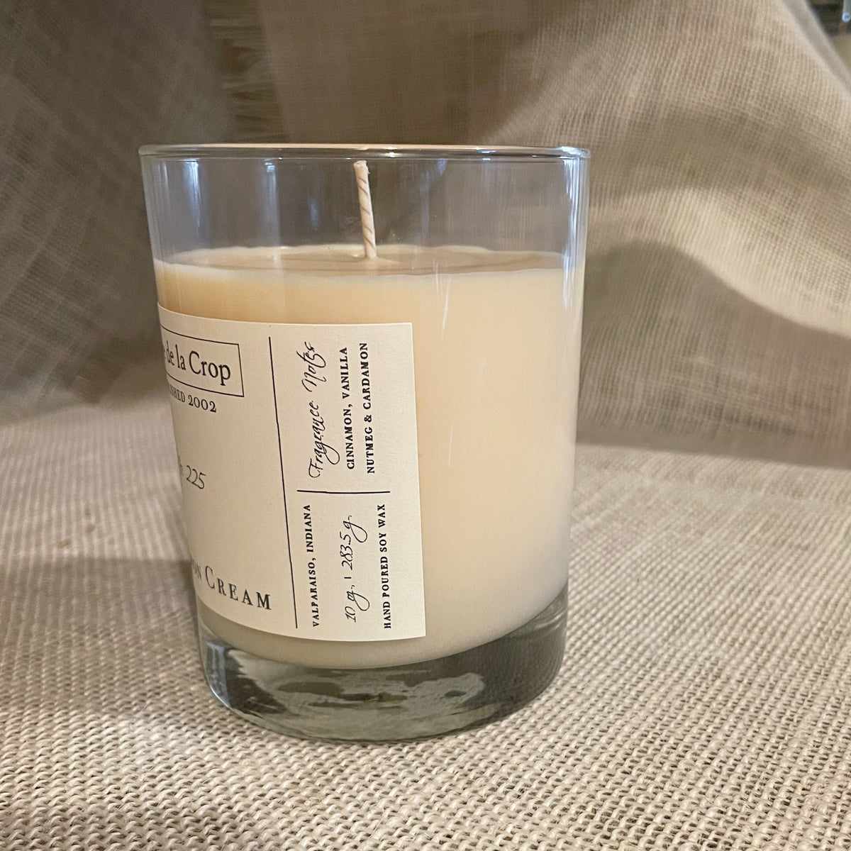 Soy Candle – Cinnamon Cream