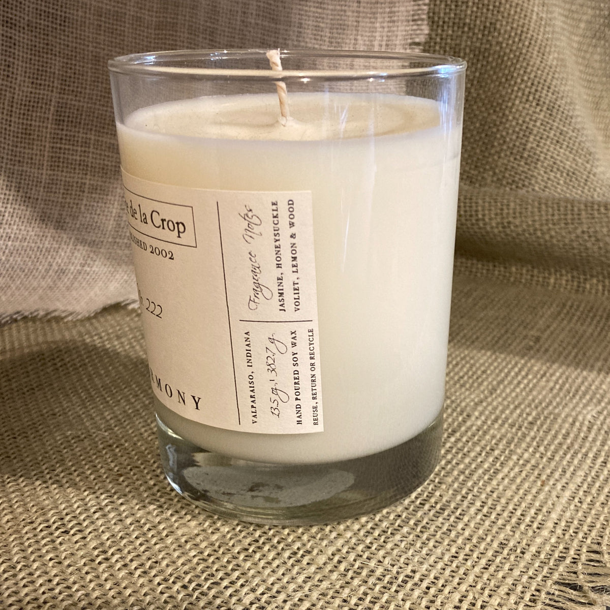 Soy Candle – Harmony (Honeysuckle)