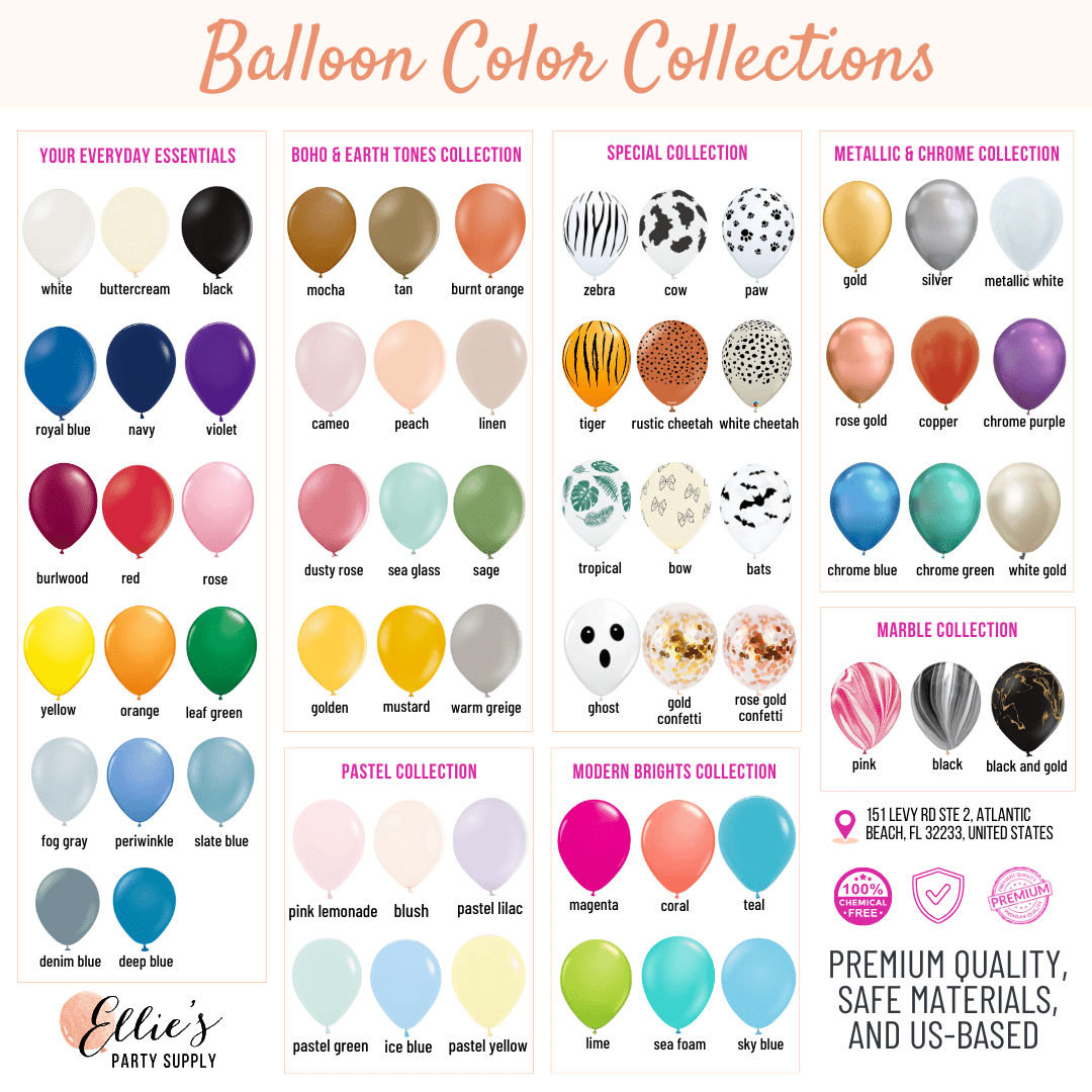 Pink & Black Halloween Balloon Garland Kit
