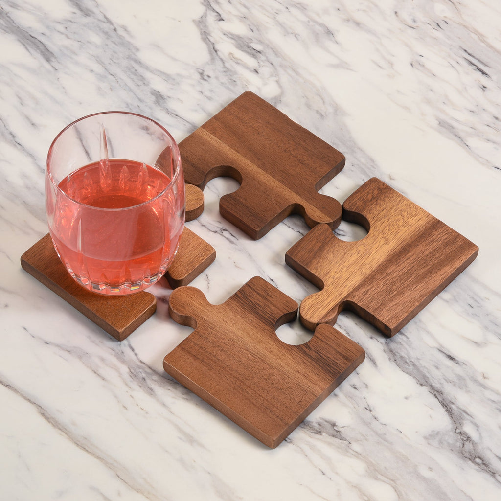 Puzzle Piece Coasters – s/4