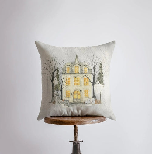 Halloween Spooky House Pillow