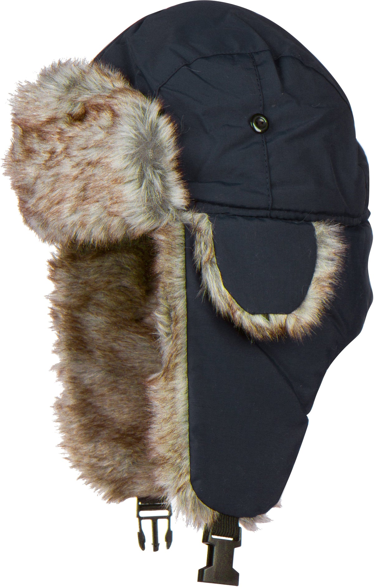 Sakkas Unisex Trooper Trapper Ushanka Hat Faux Fur Lined w / Ear Flaps Warm Russian Aviator Windproof Cold Weather Outdo