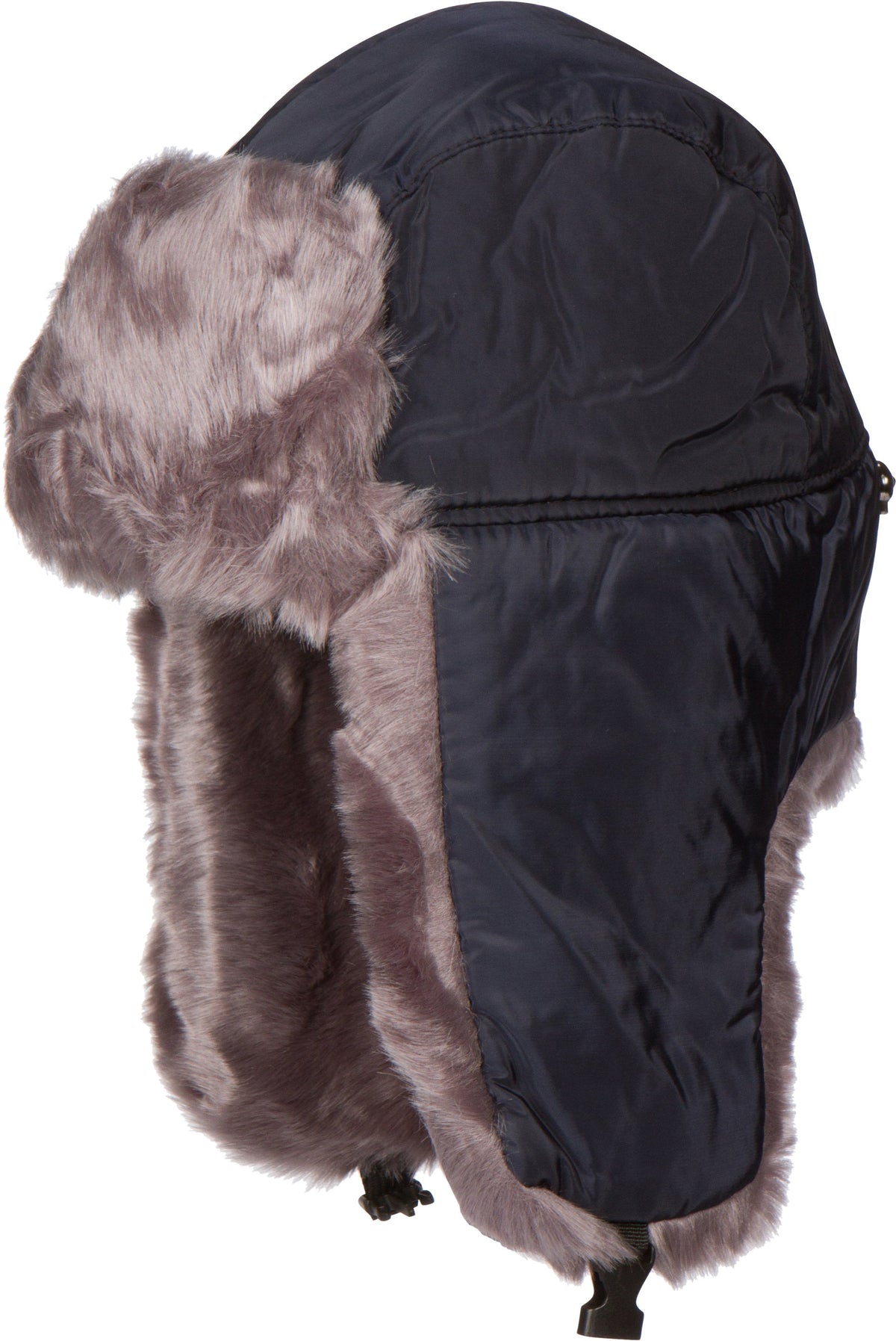 Sakkas Martin Unisex Adjustable Warm Russian Aviator Trooper Trapper Ushanka Hat Faux Mink Fur and Nylon Cold Weather Ou