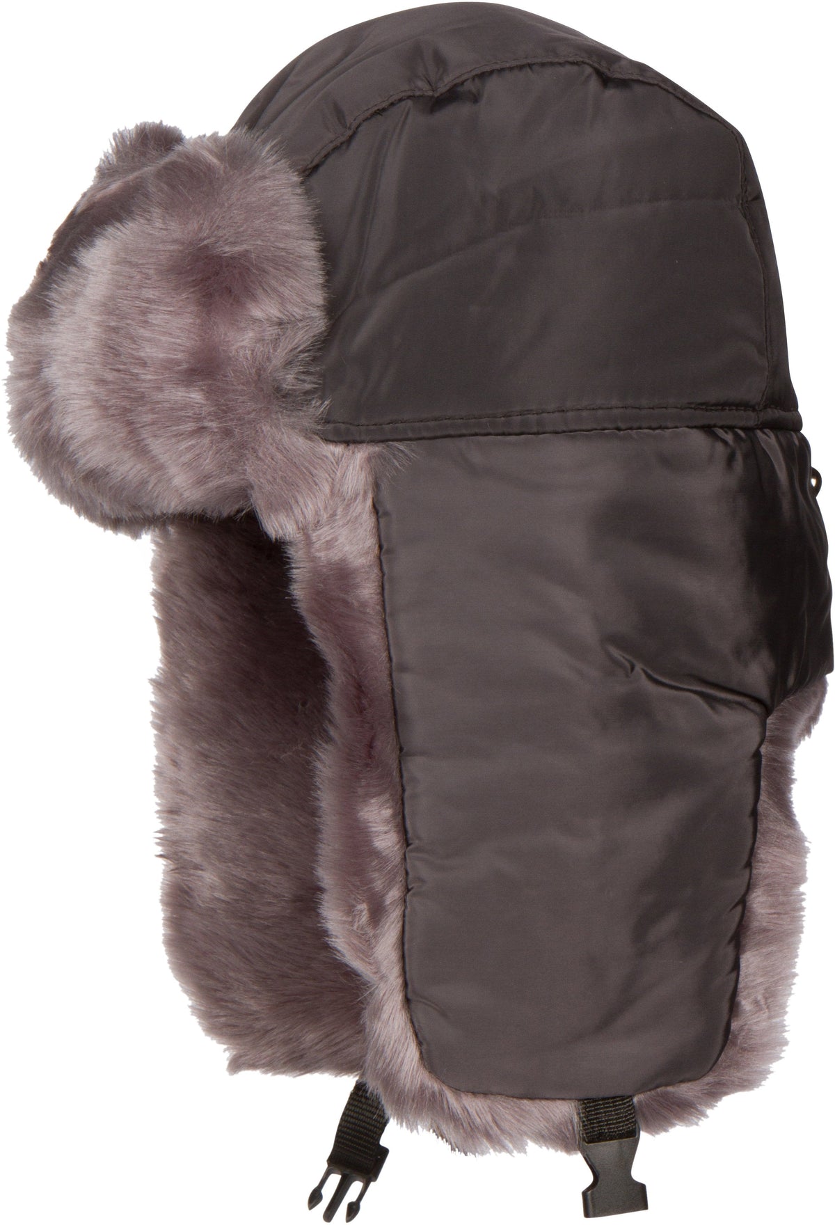 Sakkas Martin Unisex Adjustable Warm Russian Aviator Trooper Trapper Ushanka Hat Faux Mink Fur and Nylon Cold Weather Ou