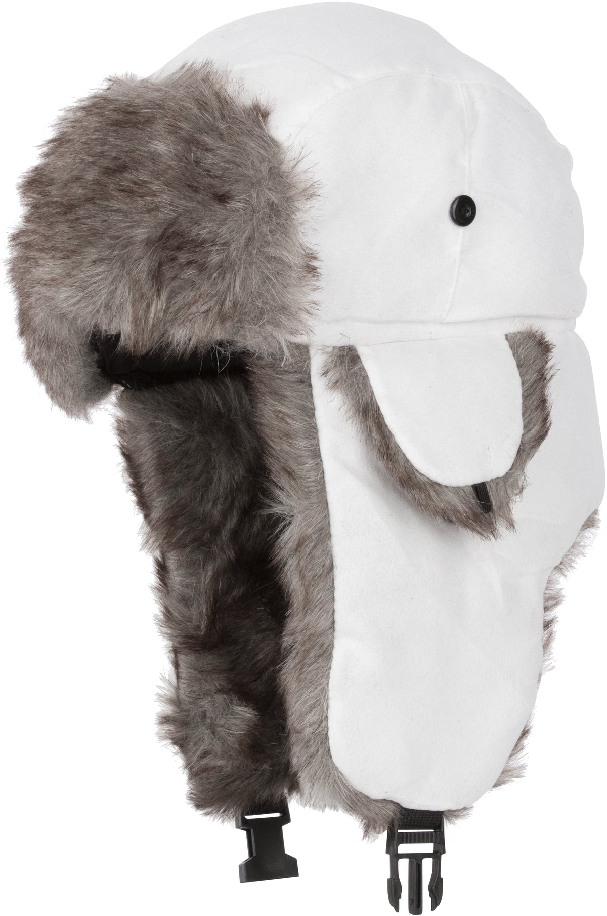 Sakkas Morgan Trapper Hat Ushanka Trooper Unisex Winter Faux Fur Ear Flap with Chin Strap, Warm Ski Snowboard Hunting Ca