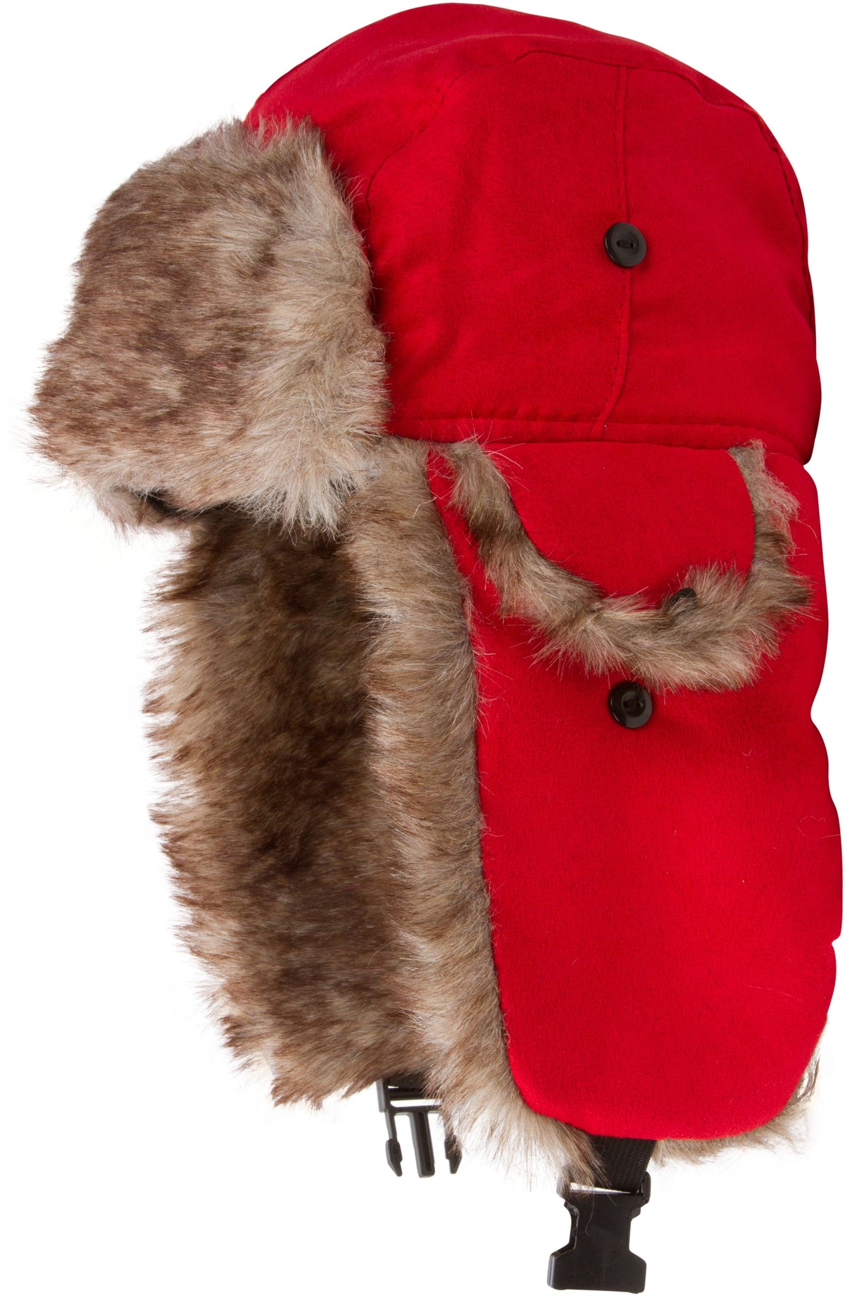 Sakkas Morgan Trapper Hat Ushanka Trooper Unisex Winter Faux Fur Ear Flap with Chin Strap, Warm Ski Snowboard Hunting Ca