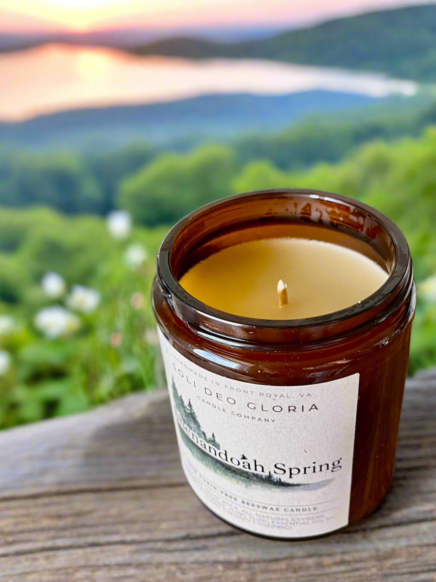 Veritas & Vitalis Spring Collection | Hand – Poured 100% Beeswax Candle Gift Set