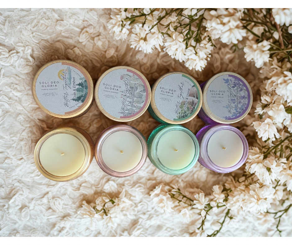 Better Together Collection – Single Scented Beeswax Candles ~ Back in January
