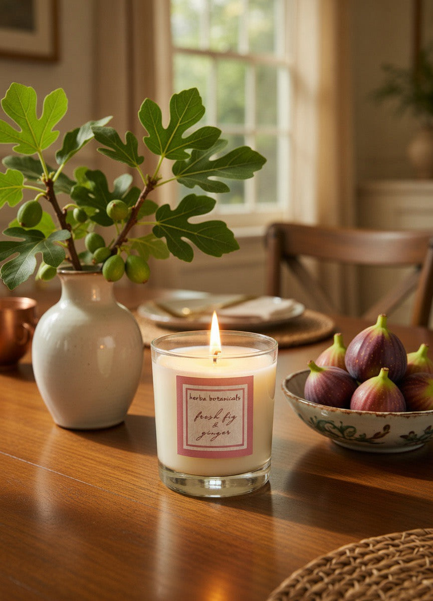 natural coconut wax candle