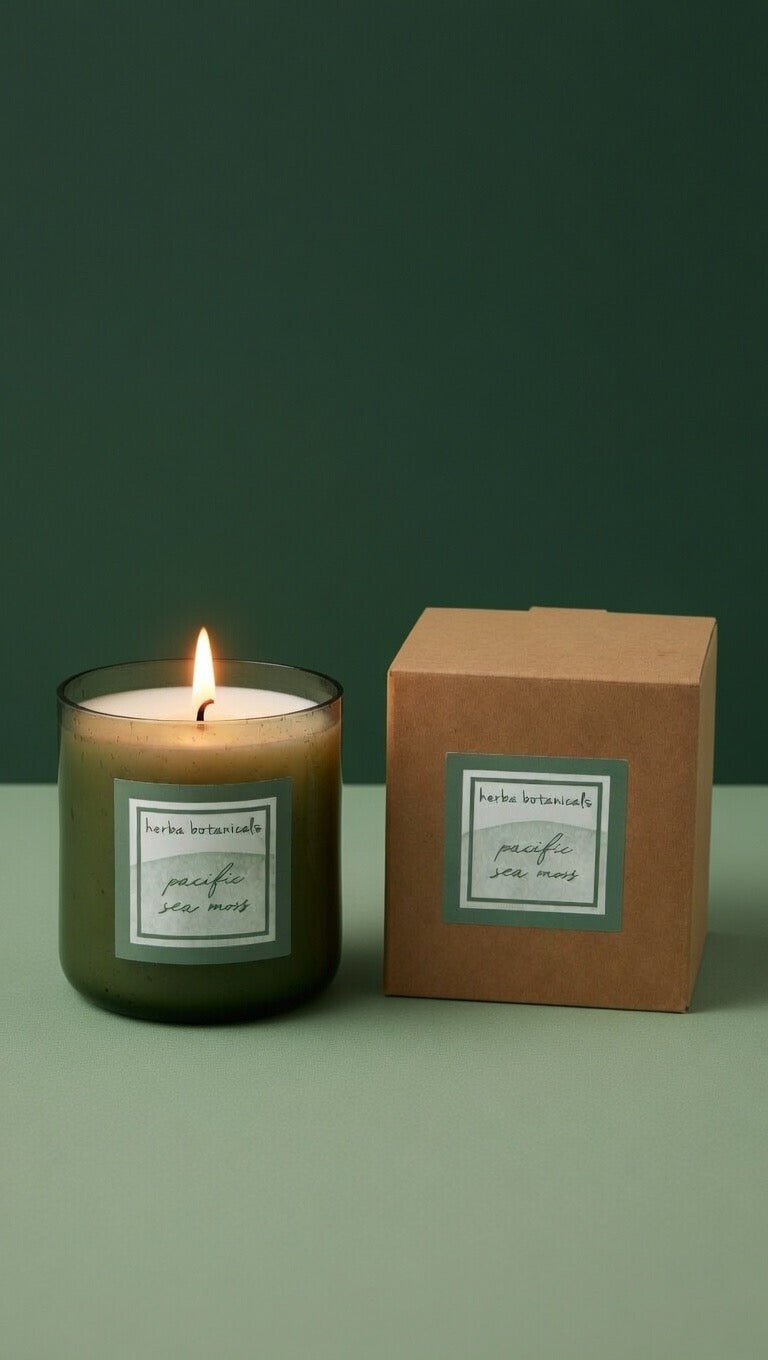 natural coconut wax candle