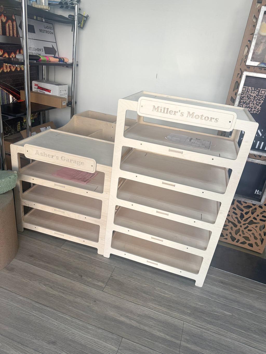 CADEN – Toy Car Ramp + Storage