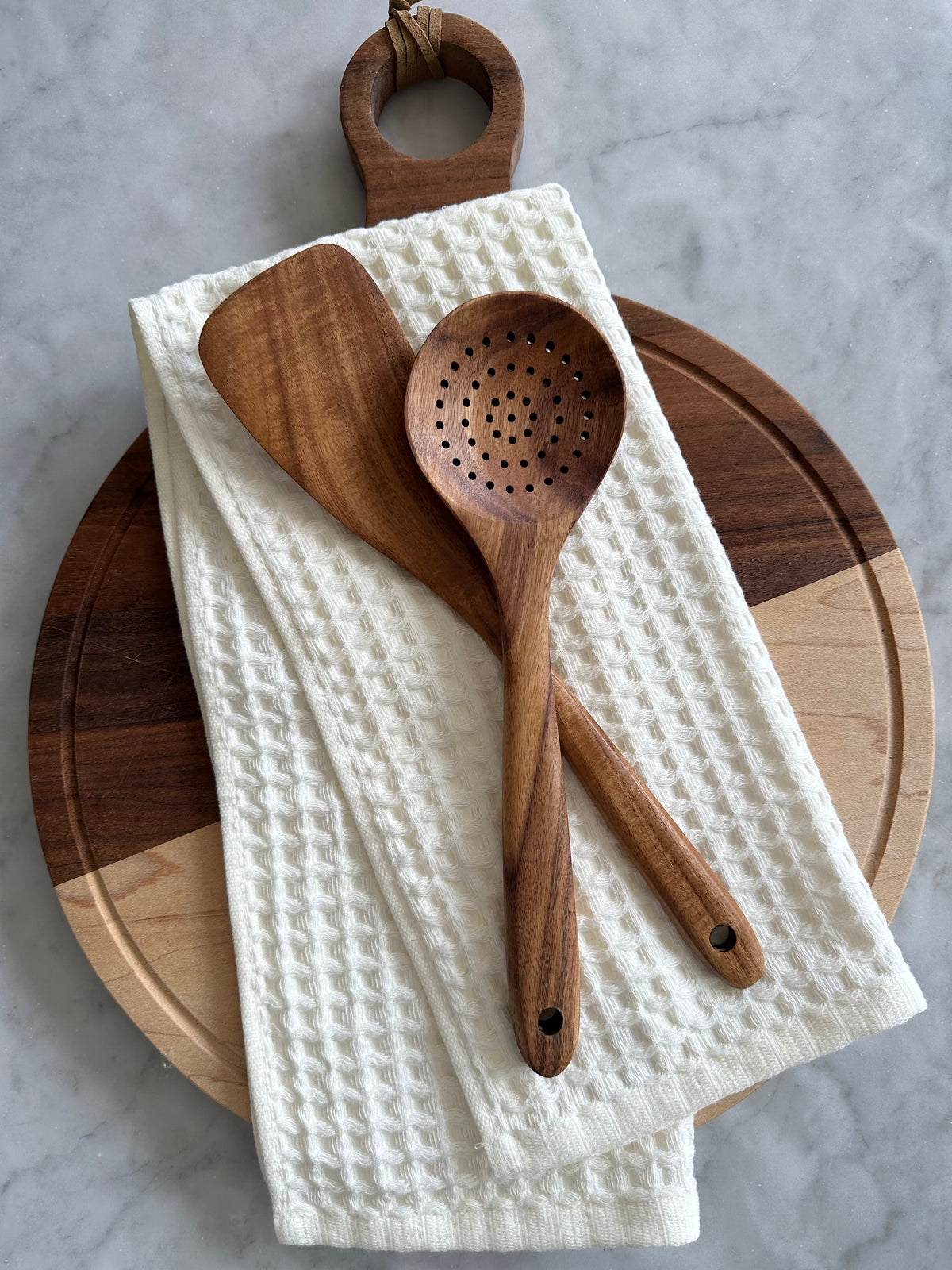 Verona Waffle Kitchen Towels – Set of 2