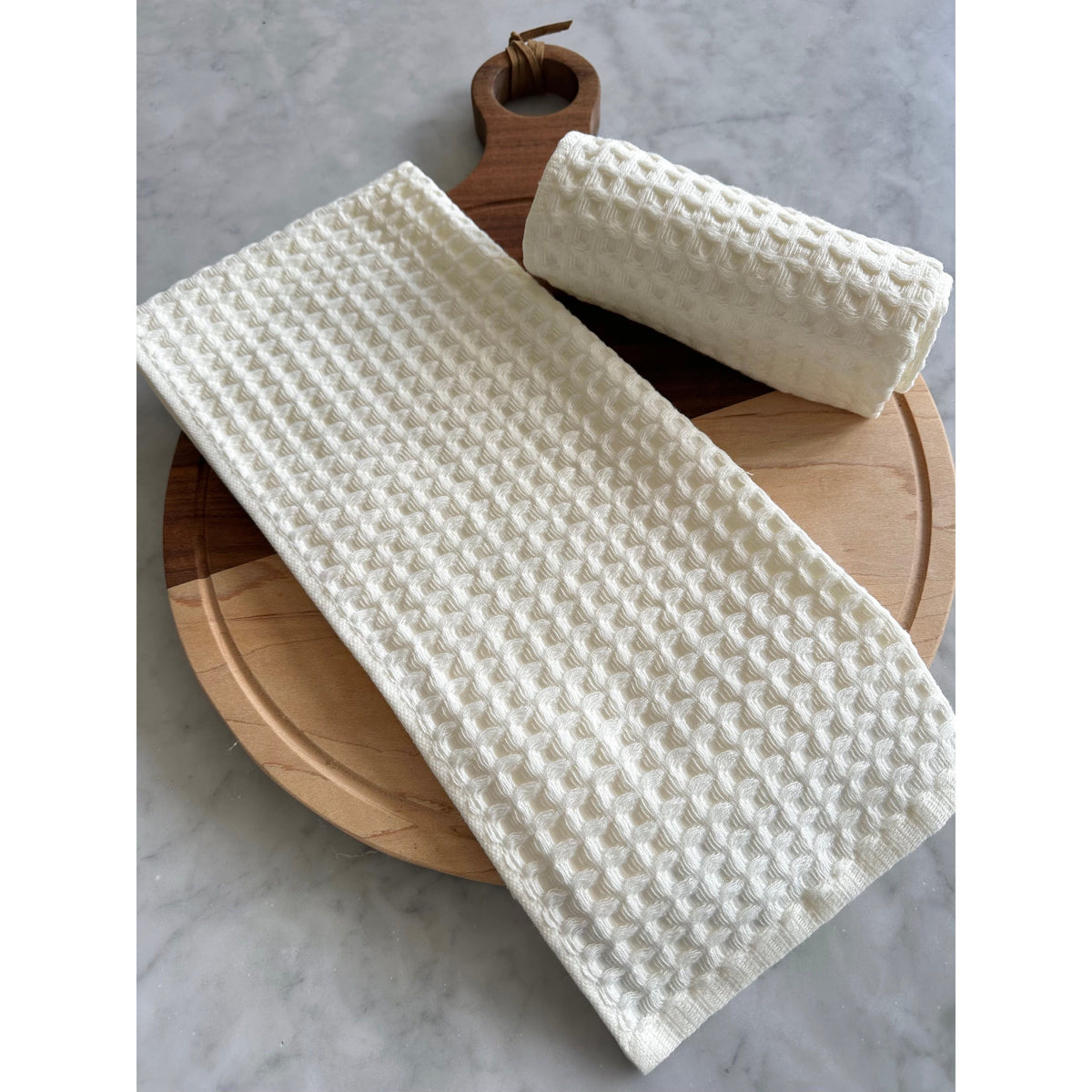Verona Waffle Kitchen Towels – Set of 2
