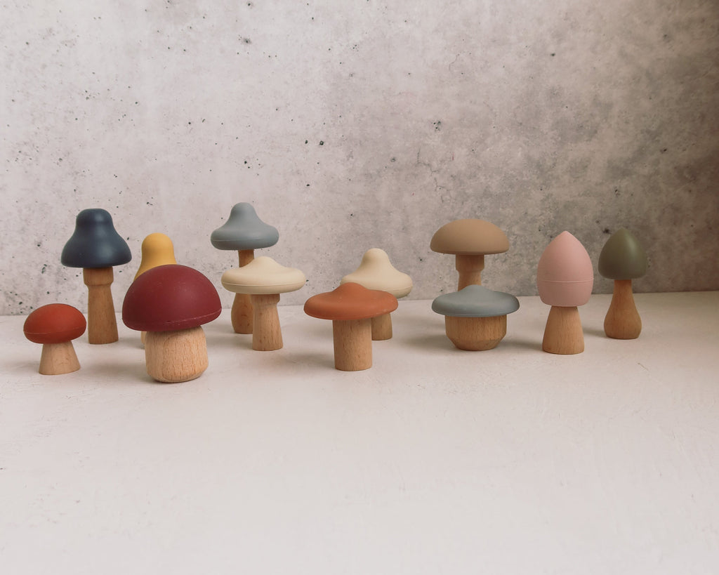 Mushroom Mix & Match Toy – 24pc | LYTL®️