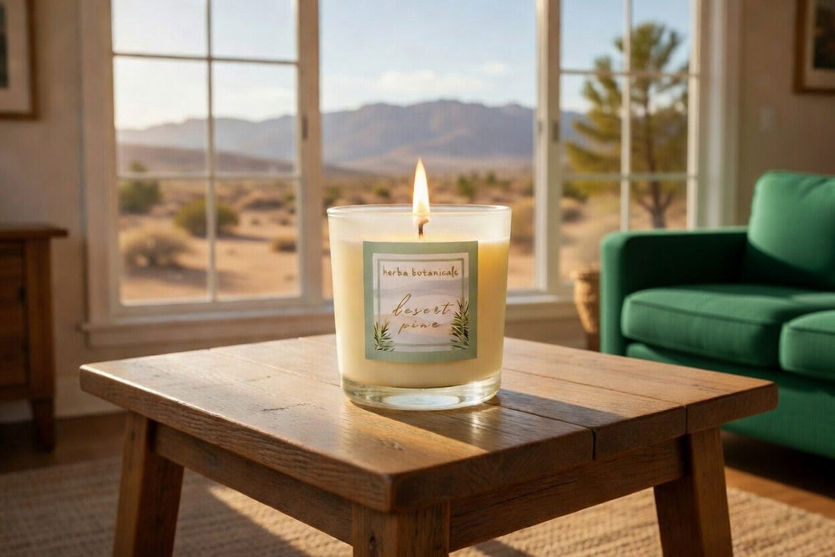 natural coconut wax candle