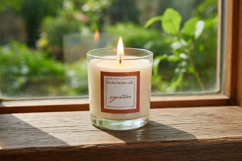 natural coconut wax candle