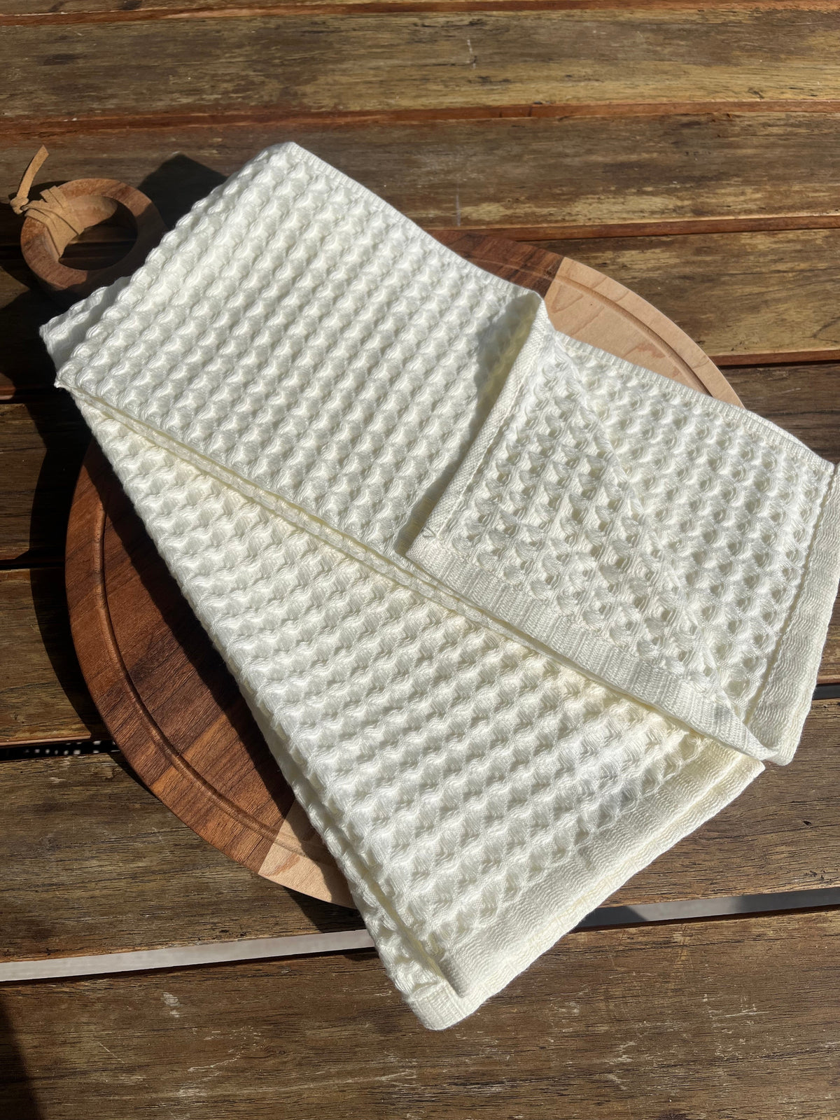 Verona Waffle Kitchen Towels – Set of 2