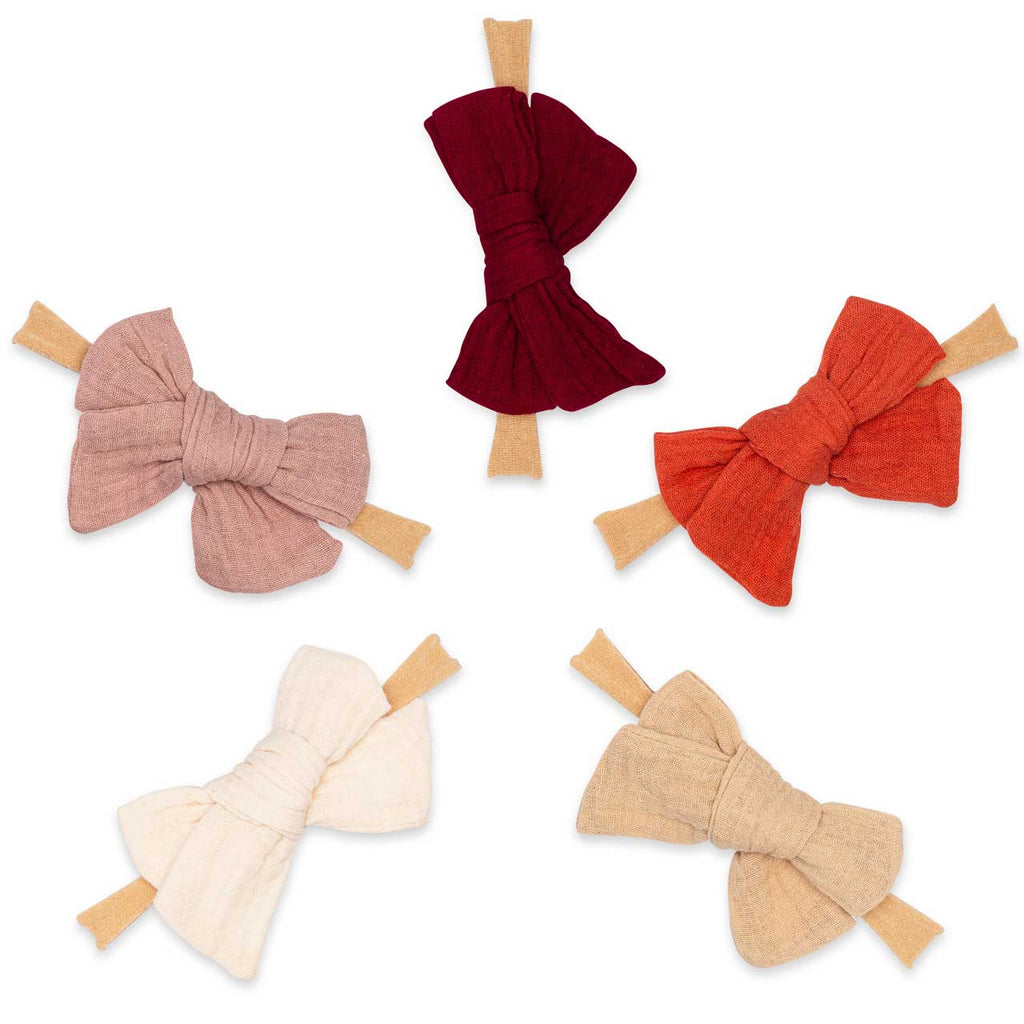 Maple Set – Bows and Headbands – 5 Pack