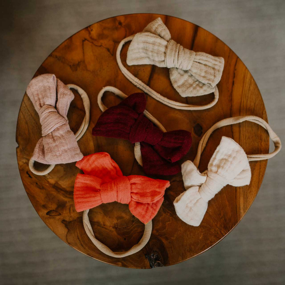 Maple Set – Bows and Headbands – 5 Pack