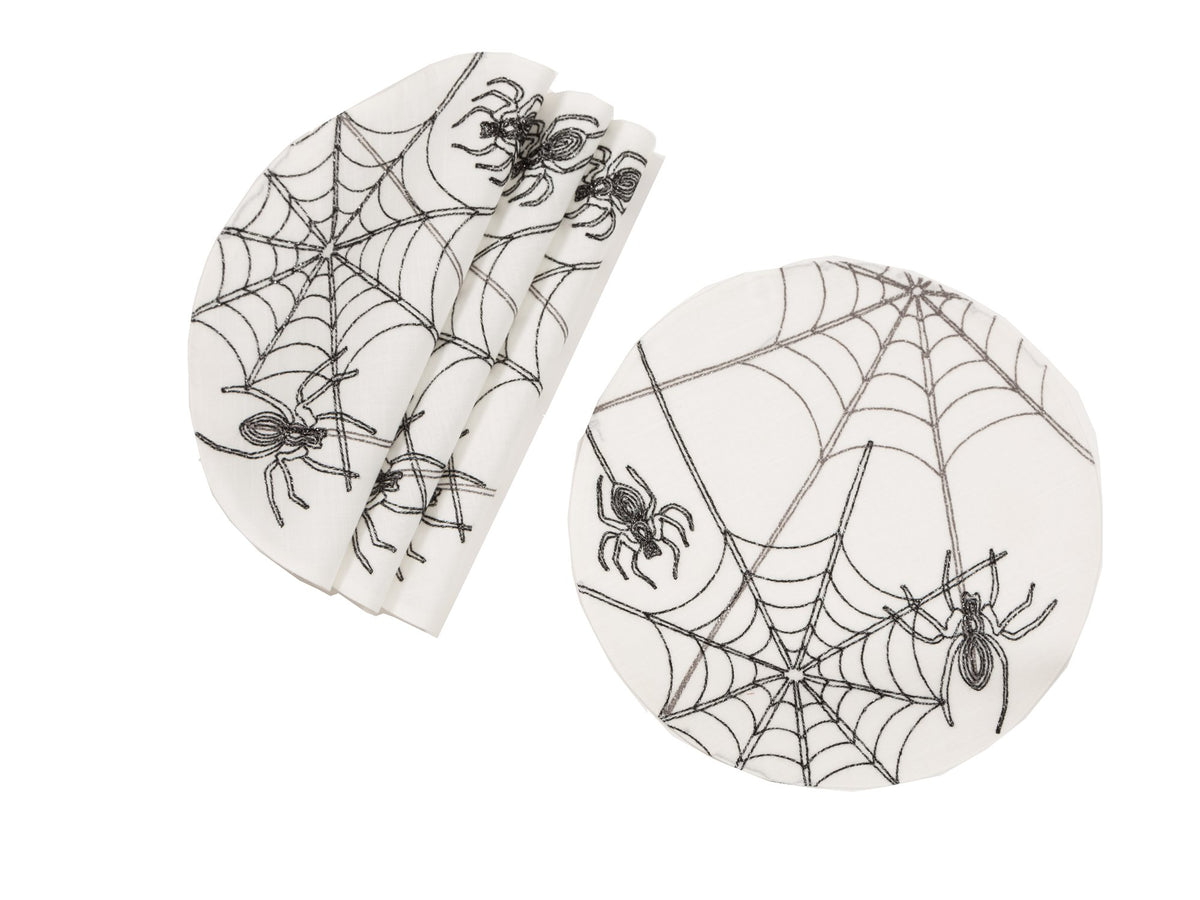 Spider Web 16In Placemats | Set of 4