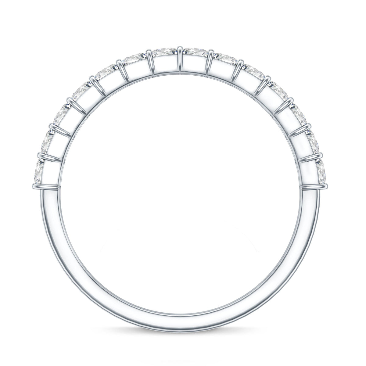 Princess Cut Diamond Anniversary Band Ring