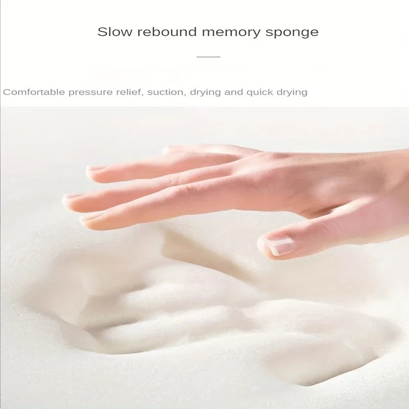 Long Hair Absorbent Bathroom Mat – Furry Non – Slip Shower, Toilet & Entrance Foot Wiping Rug