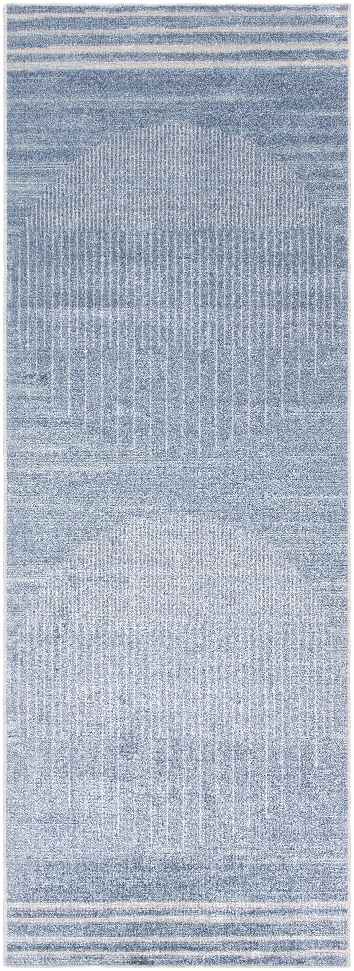 Thad Blue Washable Area Rug – Clearance