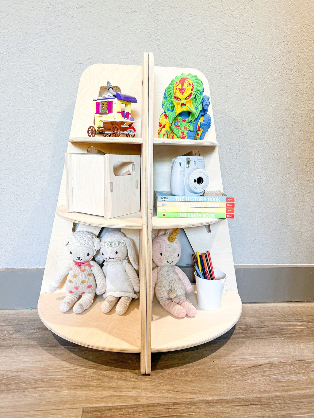 SERENA – Corner Toy Shelves – Set of 2