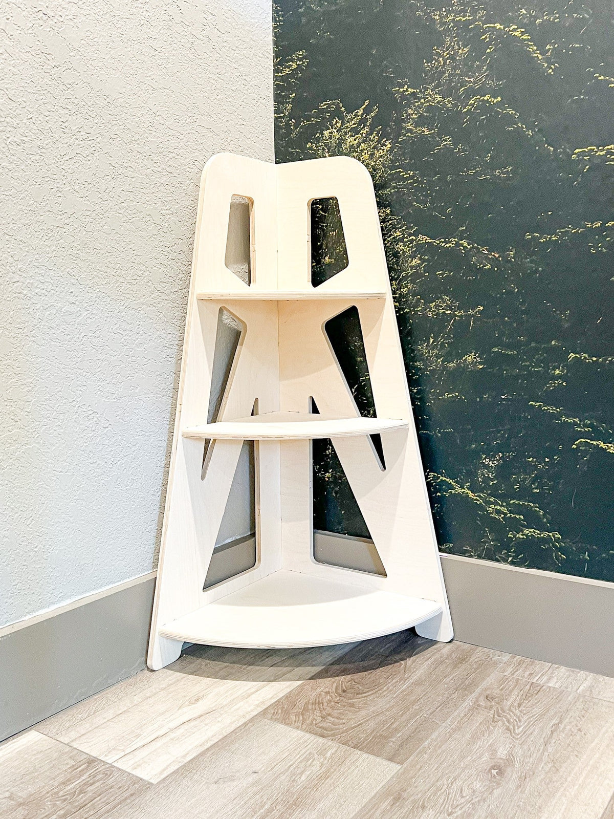 SERENA – Corner Toy Shelves – Set of 2