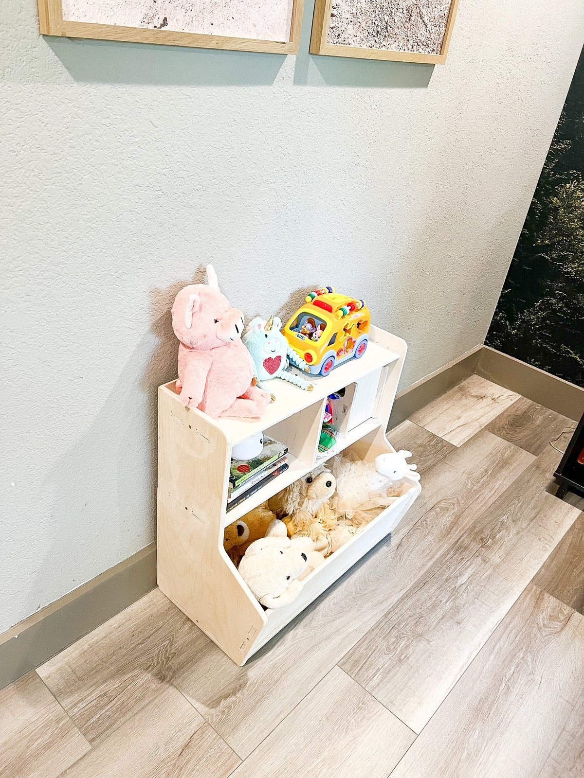 SHELBY – Toy Shelf + Storage Bin
