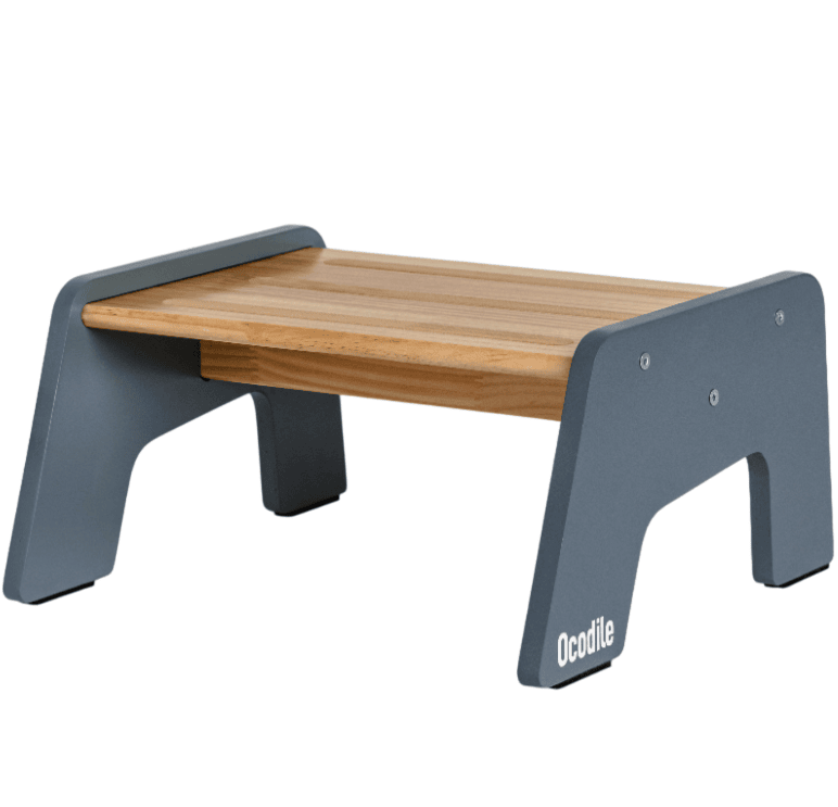 1 – Step Wooden Stool for Kids(Multi – Purpose Step Stool for Kitchen, Bath, and Potty Training)