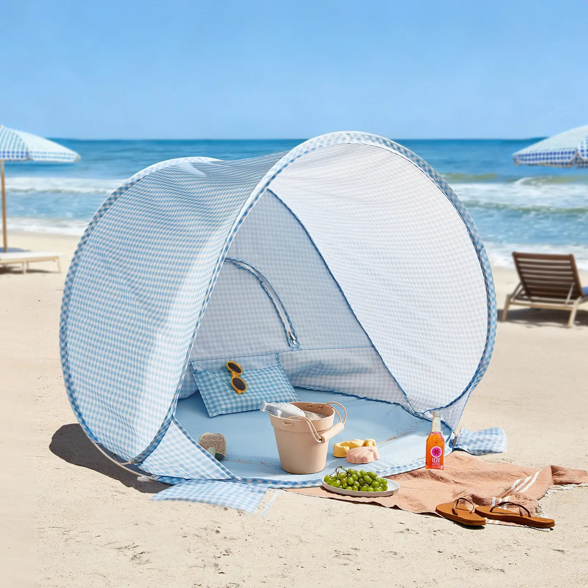 Tiny Land® One – Stop Beach Toy & Tent Set