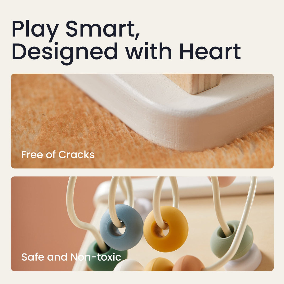 Tiny Land® Cottage Activity Cube – Morandi