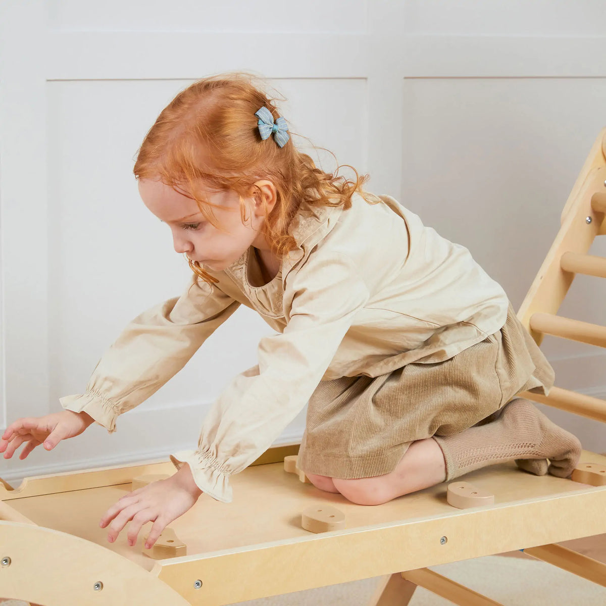 Tiny Land® 7 – in – 1 Montessori Climbing Set with Play Pad