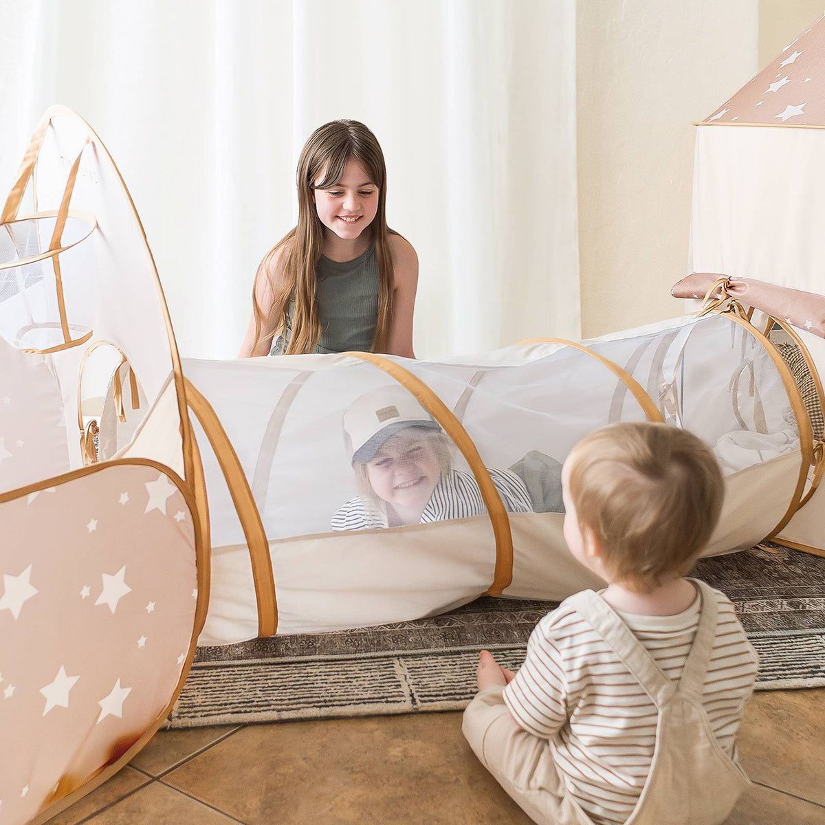 Tiny Land® Compact Adventure 3 – in – 1 Play Tunnel With no Balls