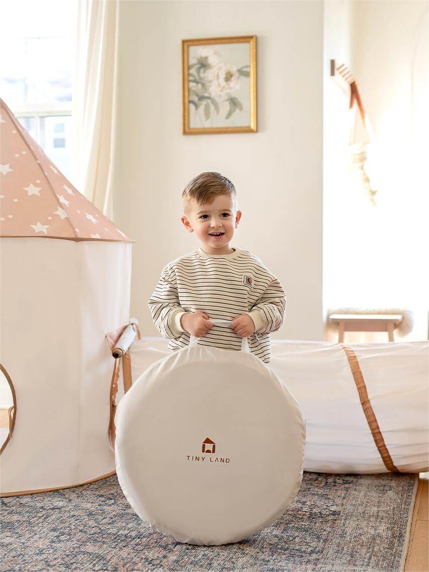 Tiny Land® Compact Adventure 3 – in – 1 Play Tunnel With no Balls