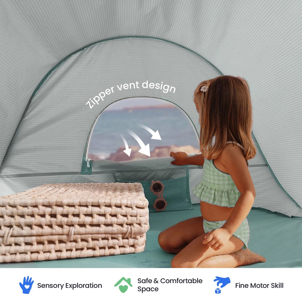 Tiny Land® One – Stop Beach Toy & Tent Set