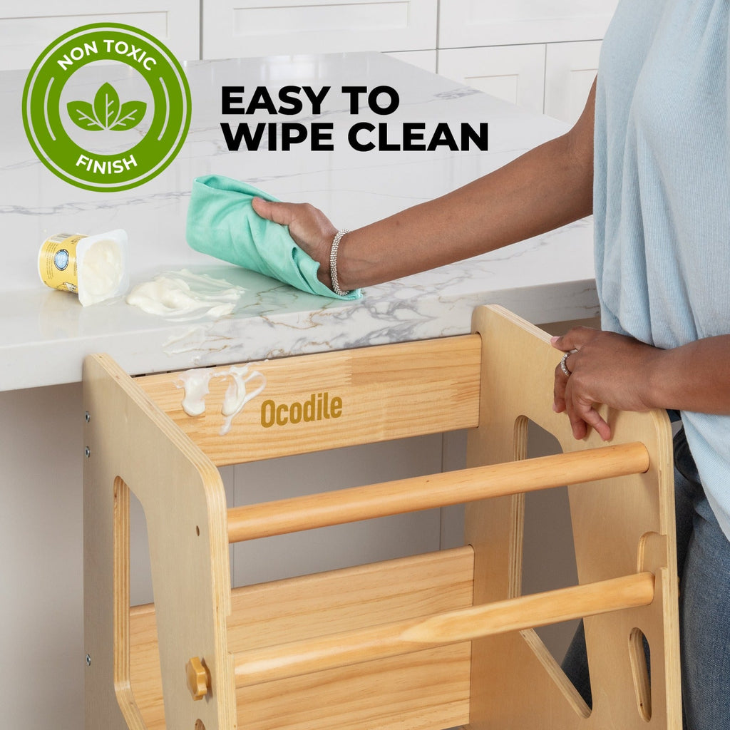 Montessori Toddler Tower – Adjustable Kitchen Stool Helper