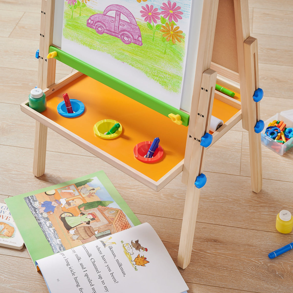 Tiny Land® 3 – in – 1 Art Easel for Kids