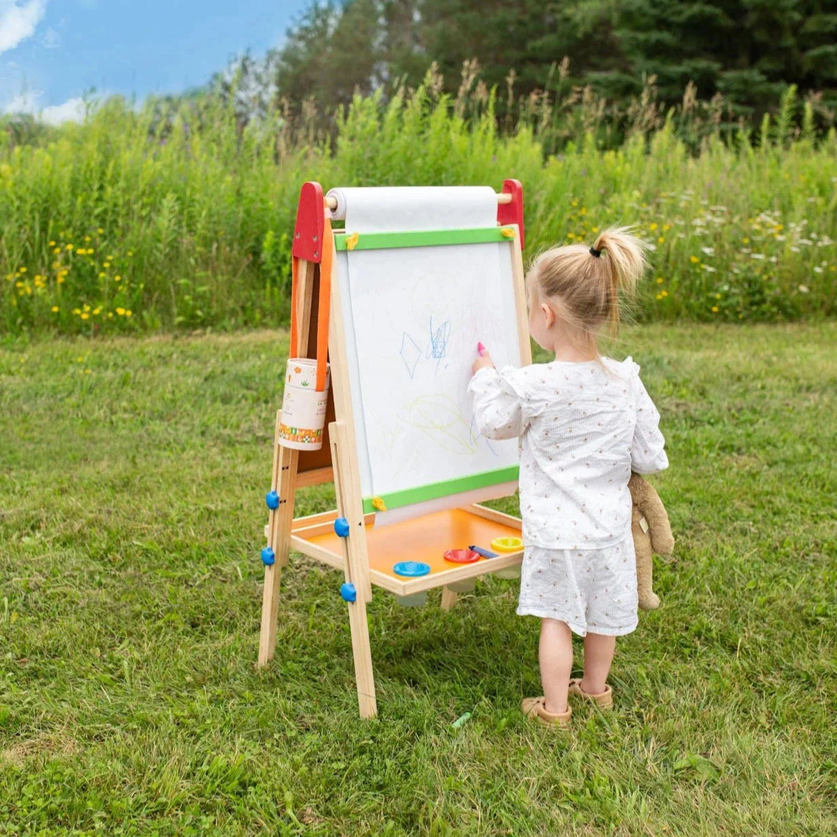 Tiny Land® 3 – in – 1 Art Easel for Kids