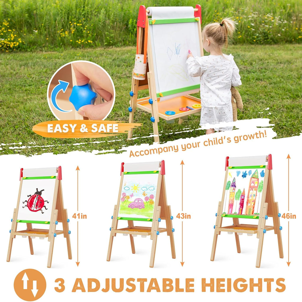 Tiny Land® 3 – in – 1 Art Easel for Kids