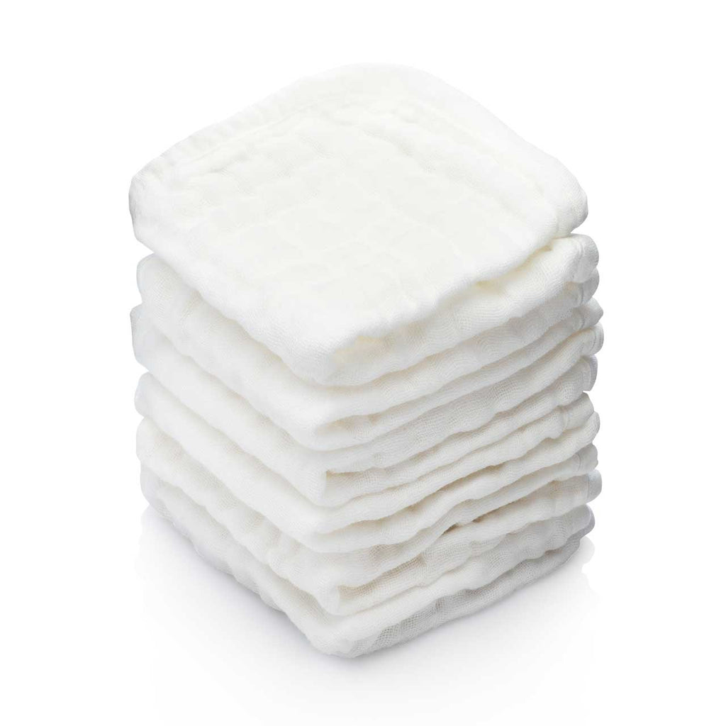Muslin Cotton Baby Washcloths – 6 Pack