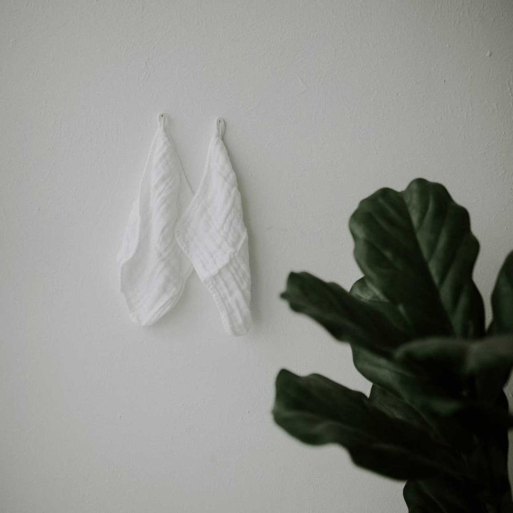 Muslin Cotton Baby Washcloths – 6 Pack
