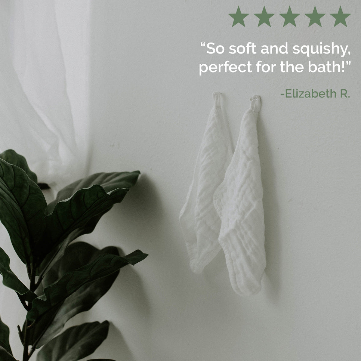 Muslin Cotton Baby Washcloths – 6 Pack