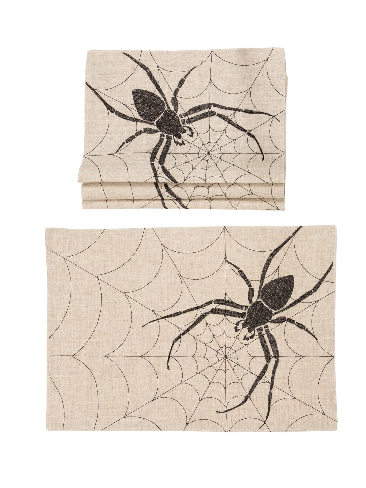 Creepy Spider Placemats | Set of 4