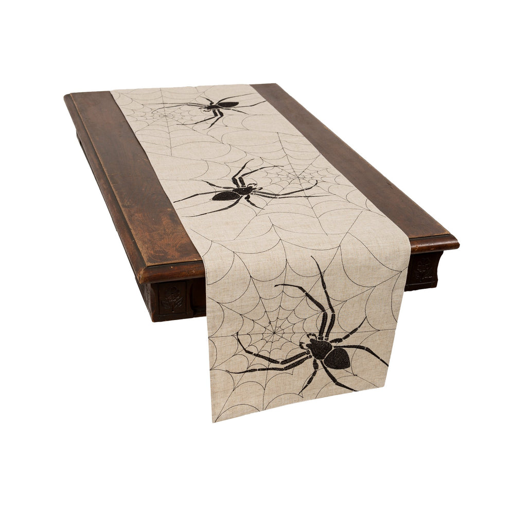 Creepy Spider Table Runner